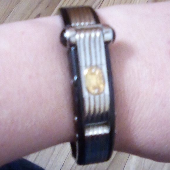 Sauro mens bracelet 18 kt gold plated with diamonds great condition - Picture 10 of 10